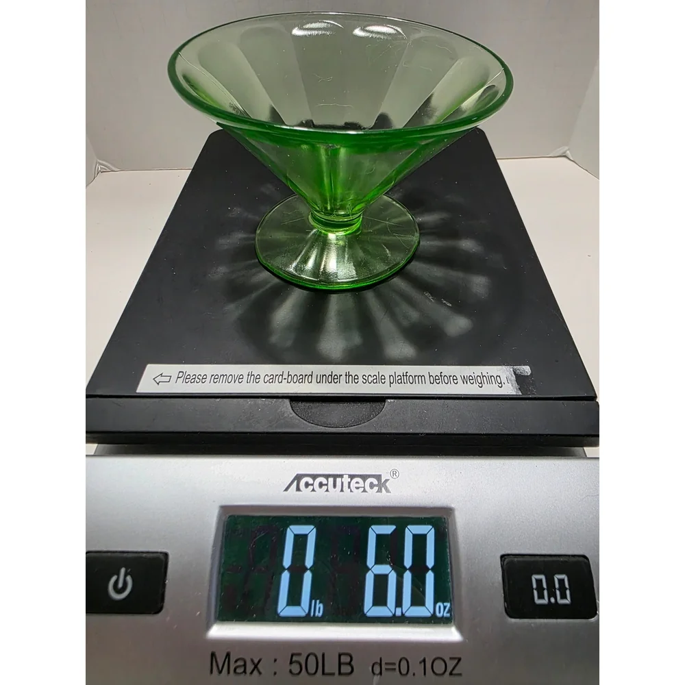 federal glass vintage green